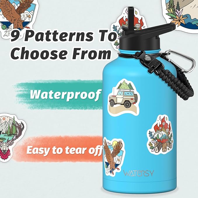 64oz Insulated Water Bottle, BPA Free&Leak Proof, Half Gallon Stainless Steel - Image 4