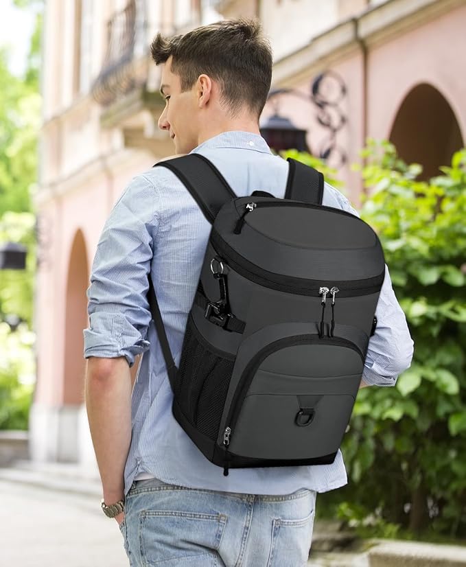 Cooler Backpack, 22L Waterproof Soft Backpack Coolers Leak Proof Beach Backpack - Image 6