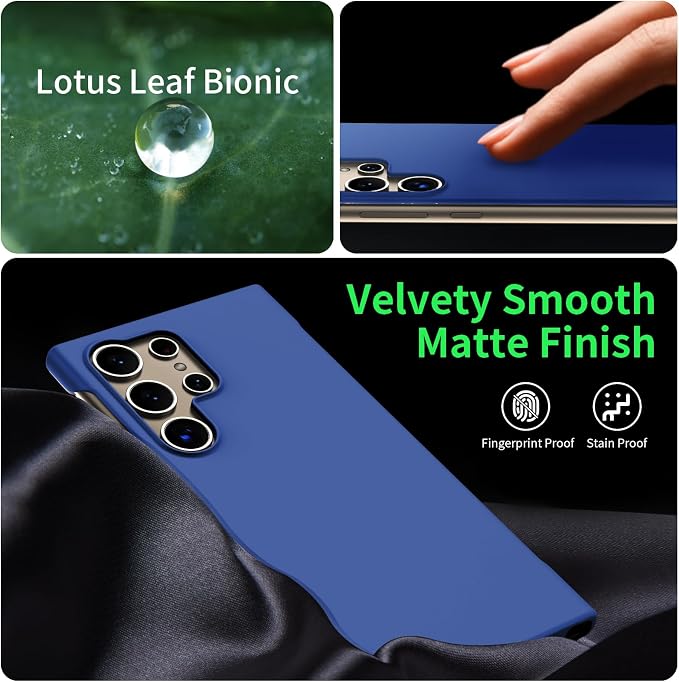 GRECAZO Slim Borderless for Samsung Galaxy S24 Ultra Phone Case 6.8" Ultra-Thin - Image 6