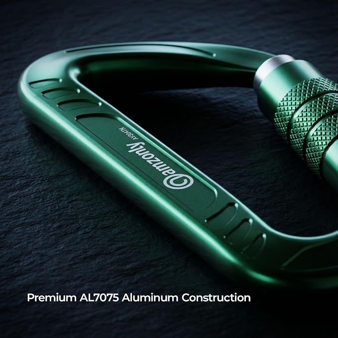 3inch Auto Locking Carabiner Clips Heavy Duty, 12KN /2697lbs Lightweight - Image 6
