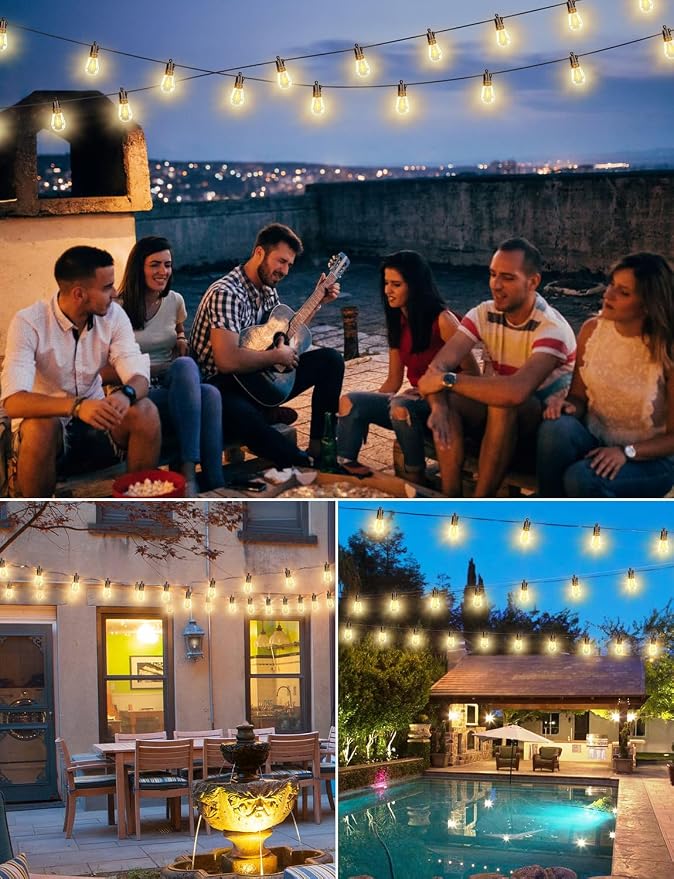Brightever Outdoor String Lights Waterproof, 200FT Extra-Long LED Patio Lights - Image 7
