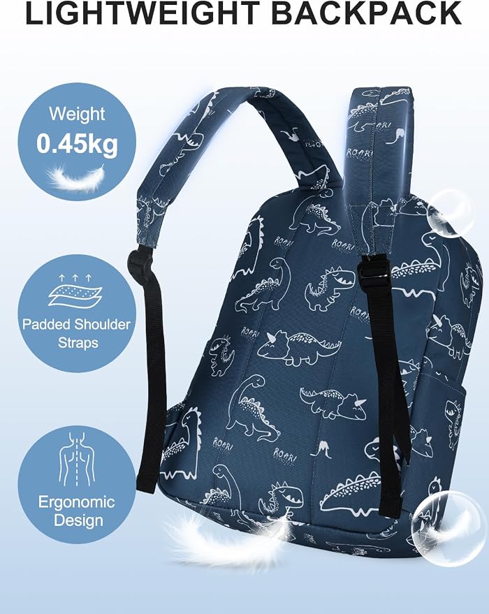VASCHY Backpack for School, Lightweight Water Resistant Bookbag Casual Daypack - Image 5