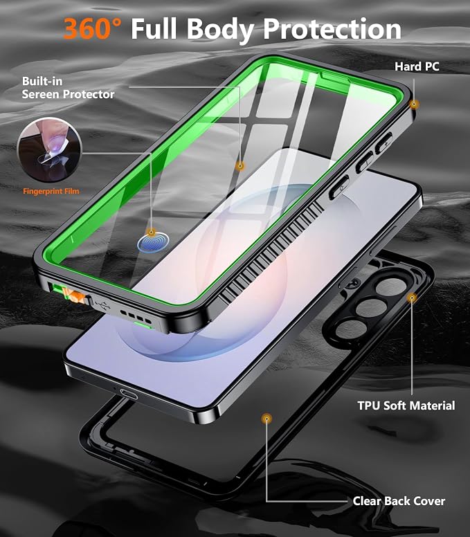 Temdan Designed for Samsung Galaxy S26 Plus Case Waterproof, Built-in Lens & - Image 4