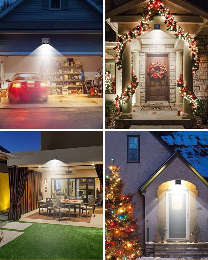 16 Pack Solar Lights Outdoor, 3 Modes/100LED Wireless IP65 Waterproof Solar - Image 5
