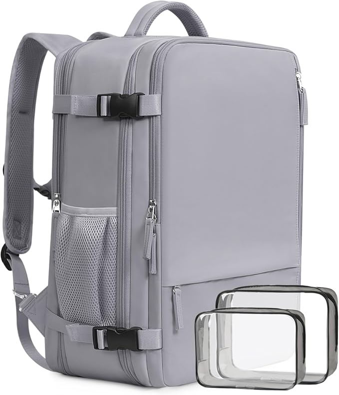 Beraliy Travel Backpack, Personal Item Bag Ailrline Approved, 17.3 Inch Laptop by Beraliy