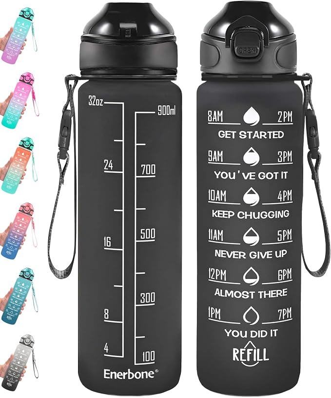 Enerbone 32 oz Drinking Water Bottle by Enerbone
