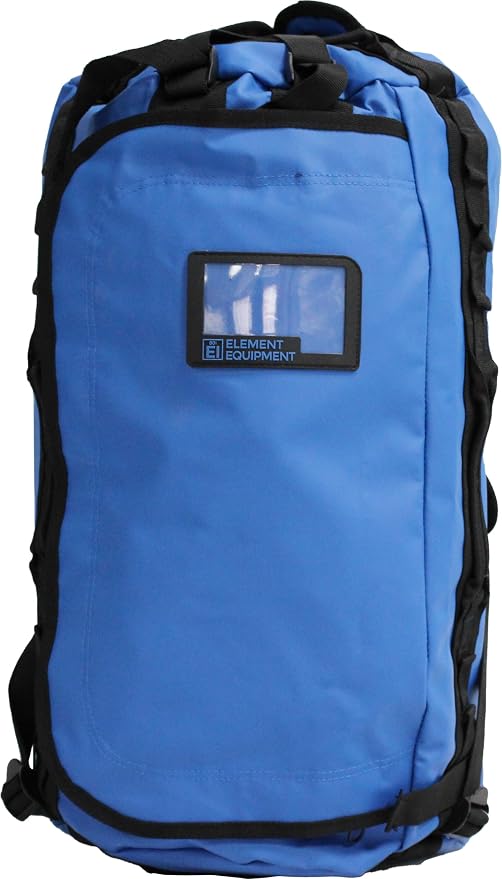 Element Equipment Trailhead Duffel Bag Shoulder Straps Waterproof Imperial Blue - Image 5