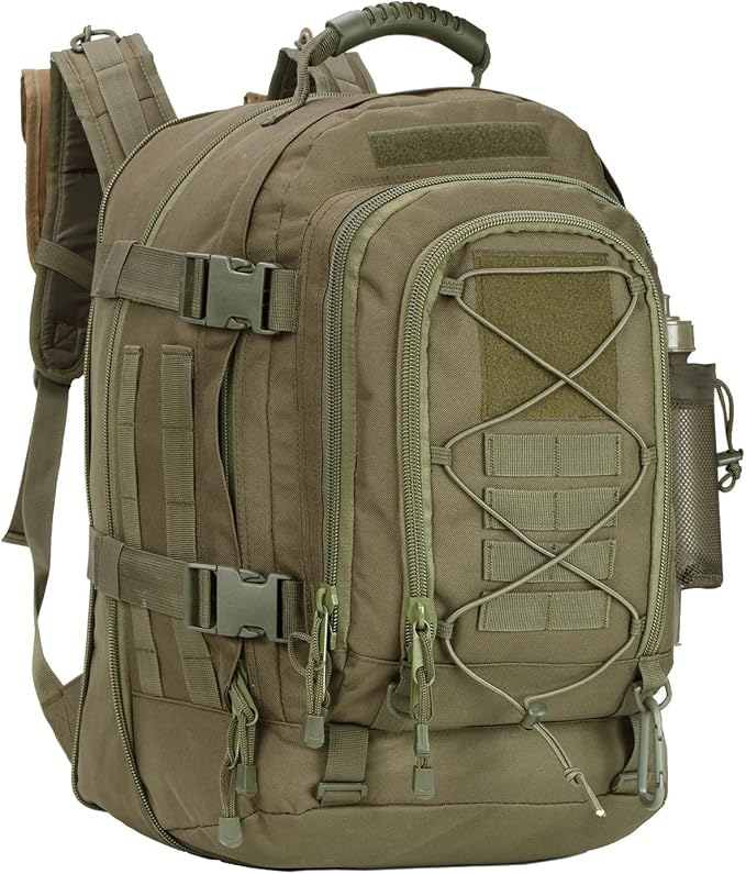 Large Military Bug Out Bag 3 Day Pack Expandable Backpack Army Daypack by PAIWPHLI