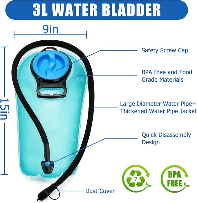 1050D Tactical Hydration Backpack - Image 6