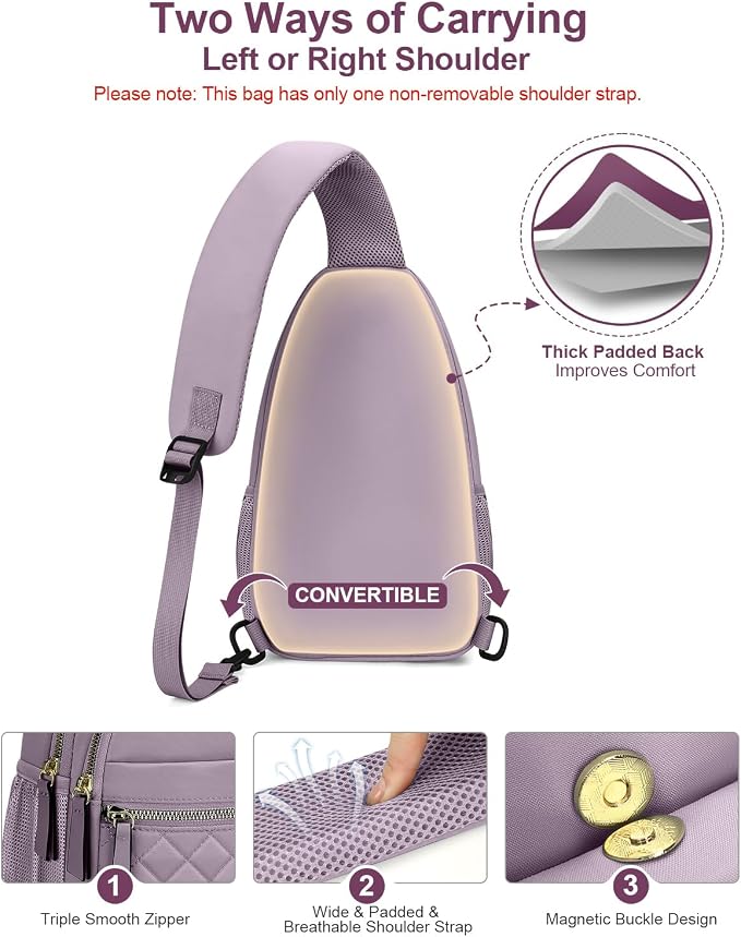 Capolo Sling Bag for Women Men Waterproof Crossbody Bags for Women Trendy - Image 6
