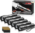 RECHOO 6Pack LED Flashlight, Bright Small Flashlights High Lumens by RECHOO