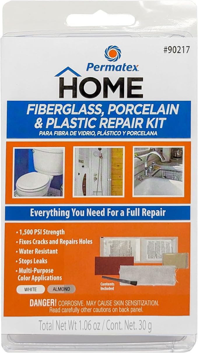 Devcon 002-90217 Fiberglass, Porcelain and Plastic Repair Kit by AP+Products