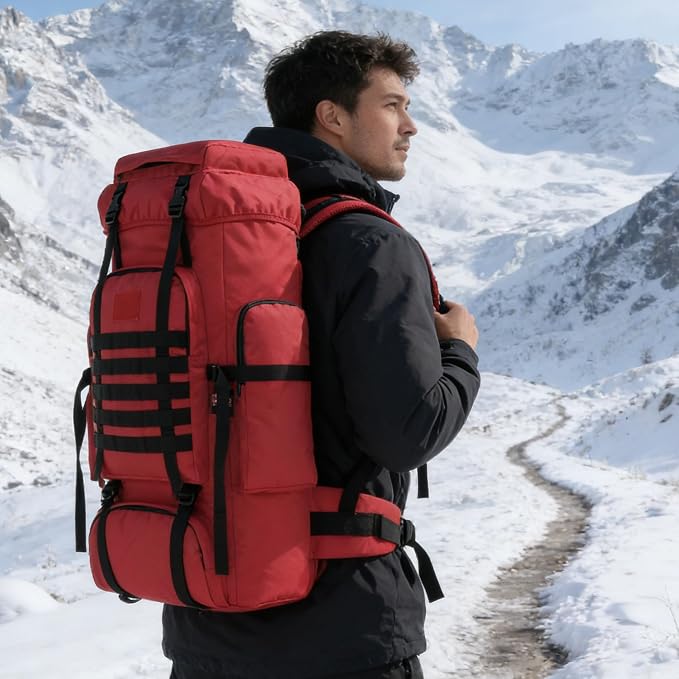 Hiking Backpack for Men 70L/100L Camping Backpack Military Rucksack Molle 3 - Image 8
