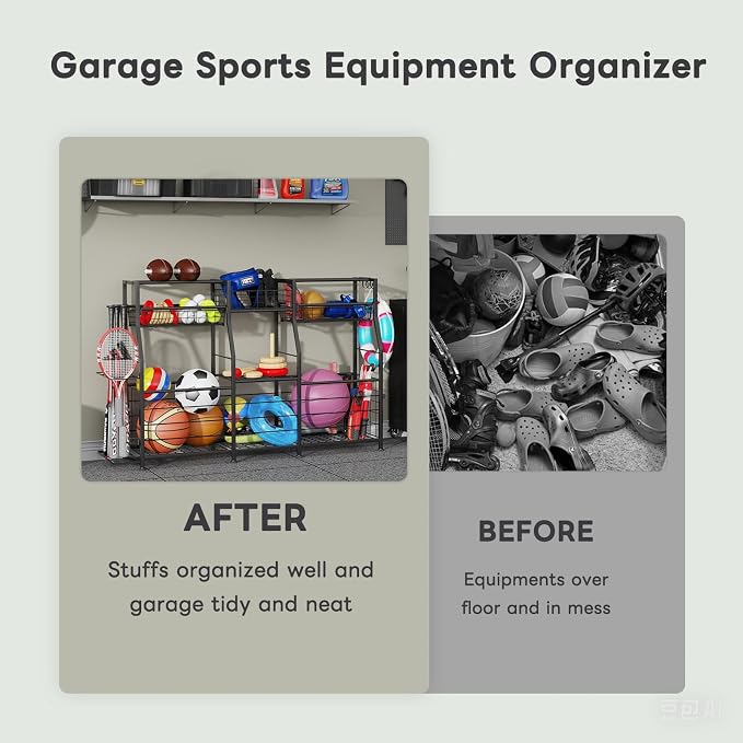 Garage Sports Equipment Organizer - Image 5