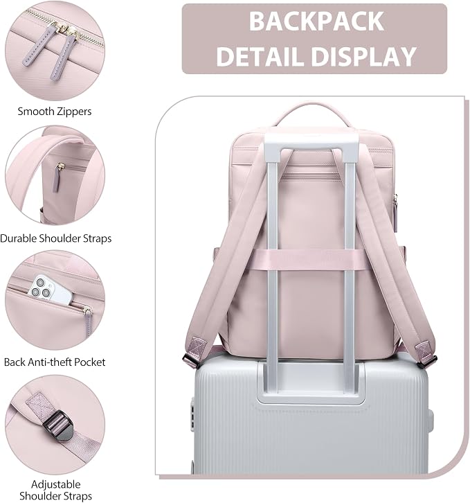 Laptop Backpack for Women, Work Business Traval Computer Backpacks - Image 5