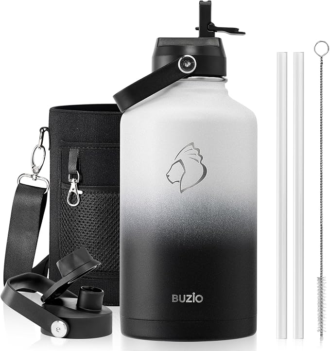 BUZIO 64oz Insulated Water Bottle by BUZIO