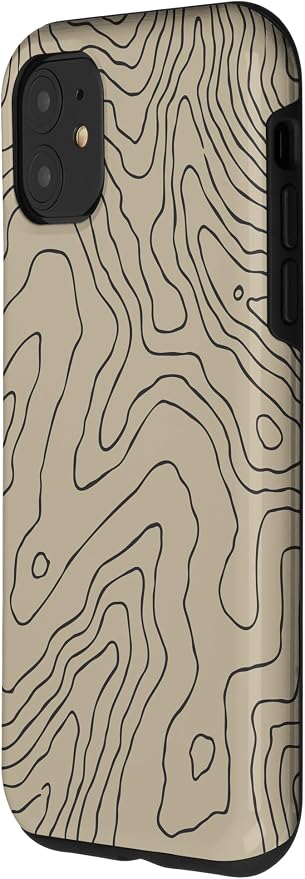 Coyote Country Guide Lines Topographical Contour Map Case - Image 2