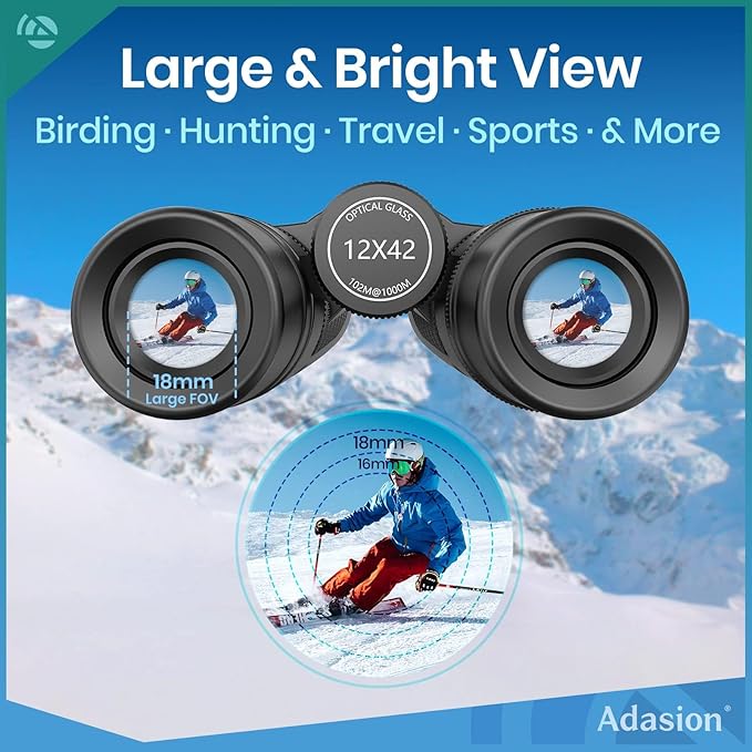 12x42 HD Binoculars for Adults High Powered - Image 5