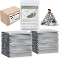 Emergency Foil Thermal Blanket, 210 x 160 cm, Aluminized Polyethylene Mylar by MIXIAO