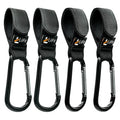 4 Pcs Baby Stroller Hooks for Hanging | Multipurpose Stroller Straps by LilFe