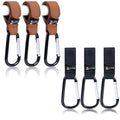 6 Pcs Baby Stroller Hooks for Hanging | Multipurpose Stroller Straps by LilFe