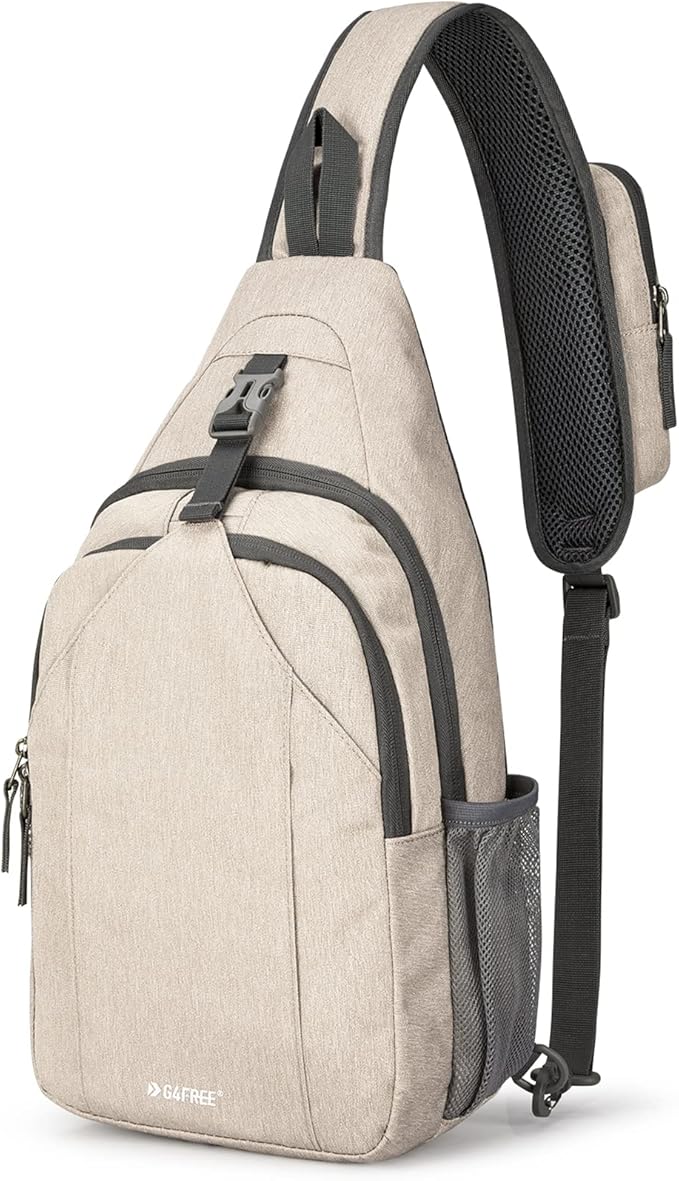 G4Free Sling Bag RFID Blocking Sling Backpack Crossbody Chest Bag Daypack by G4Free