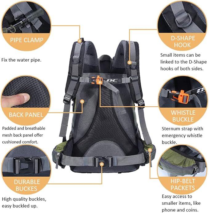Diamond Candy Waterproof Hiking Backpack - Image 3