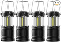 Lichamp LED Camping Lantern, 4 Pack Battery Powered Flashlight by Lichamp