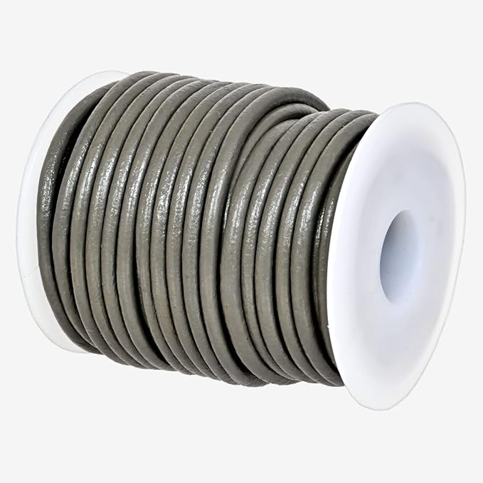 GENIQUE Real/Genuine Round Leather String Cord by GENIQUE