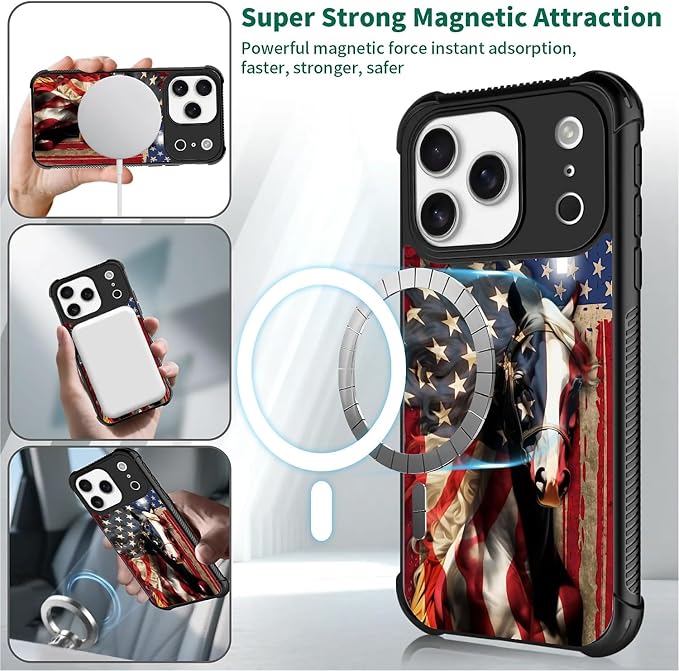 for iPhone 17 Pro Case, for MagSafe Graphic Design for Girl Boy Soft Silicone - Image 2