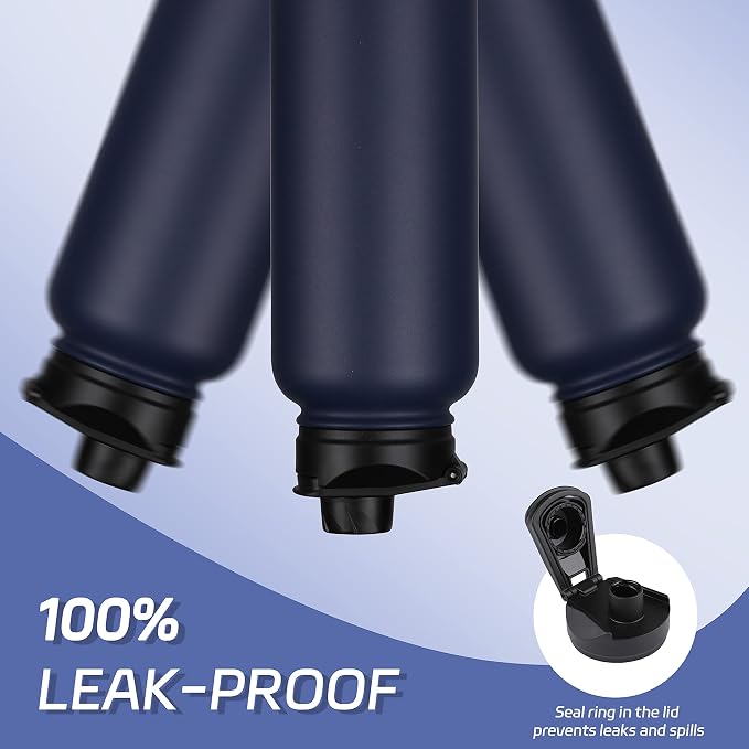 HASLE OUTFITTERS 40oz Stainless Steel Water Bottle, Vacuum Insulated Double - Image 4