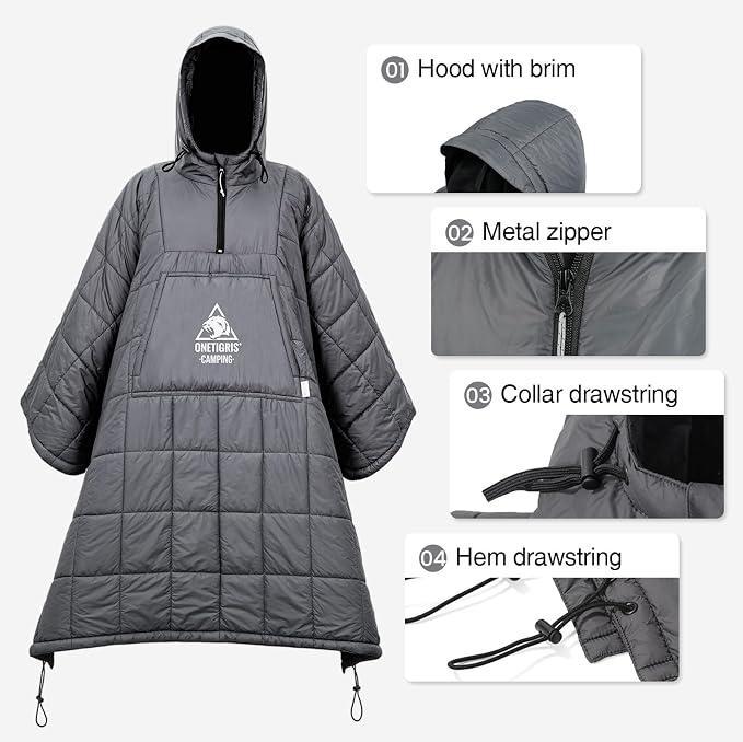 ONETIGRIS Camping Blanket Poncho - Image 8