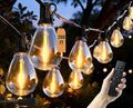 200FT Outdoor String Lights Waterproof, 76+2 Shatterproof S11 LED Bulbs by Unknown