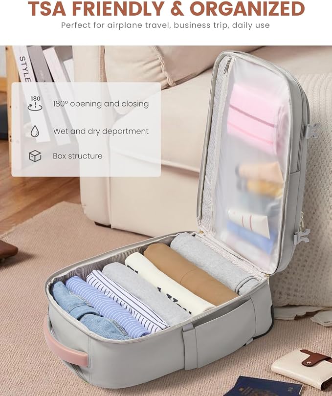 LOVEVOOK 50L Rolling Backpack - Image 4