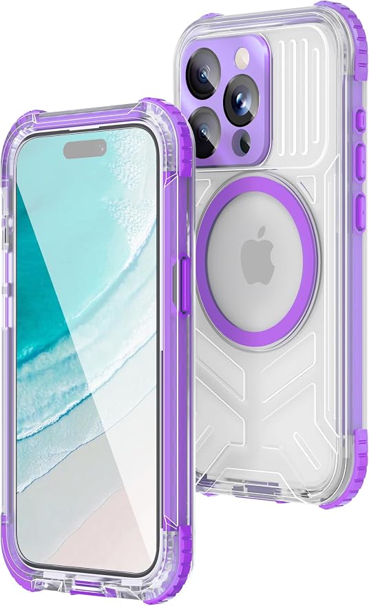 WIFORT for iPhone 15 Pro Waterproof Case, 360 Full Body Sealed Protection Cover by WIFORT