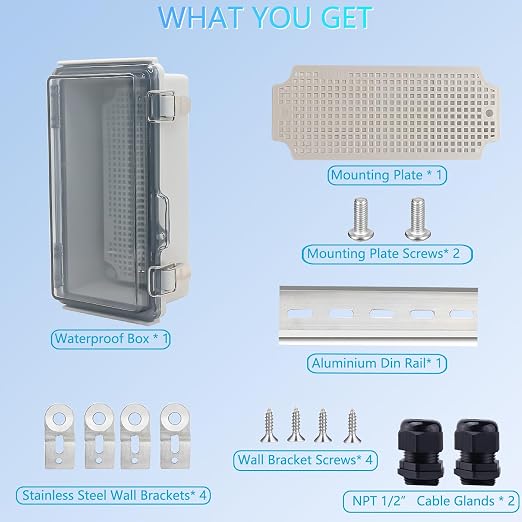 IP67 Waterproof Junction Box, ABS Plastic Electrical Enclosure - Image 7