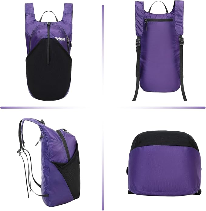 Ultra Lightweight Foldable Backpack, Water Resistant Small Packable Hiking - Image 8