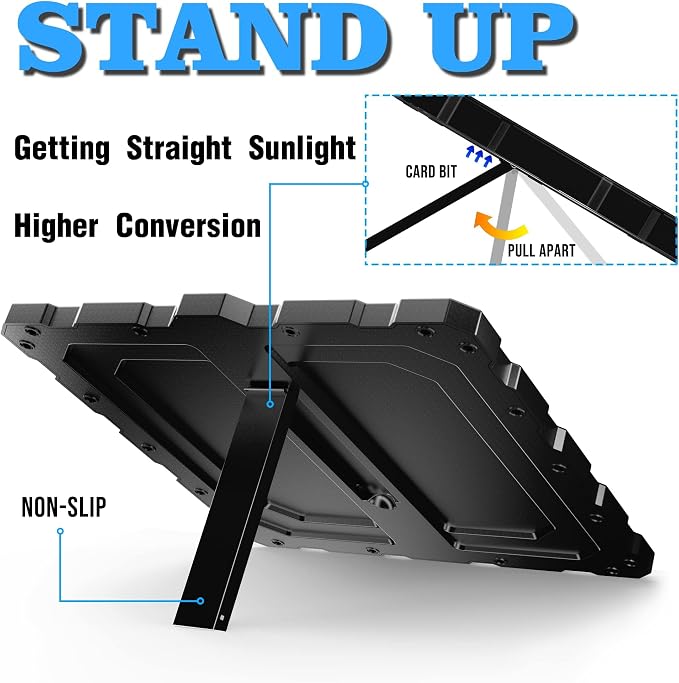 POWOXI-Upgraded-20W-Solar-Battery-Charger-Maintainer, External Smart 3-Stages - Image 5