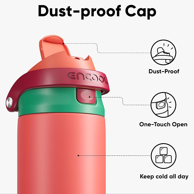 ENCOOL Leakproof Insulated Water Bottle - Image 2