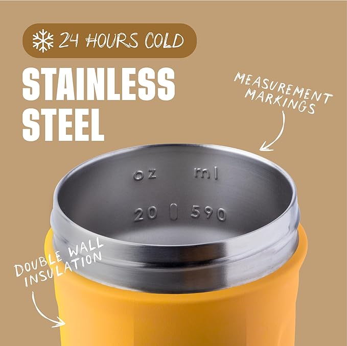 BlenderBottle Sport Insulated Stainless Steel Shaker Bottle - Image 3