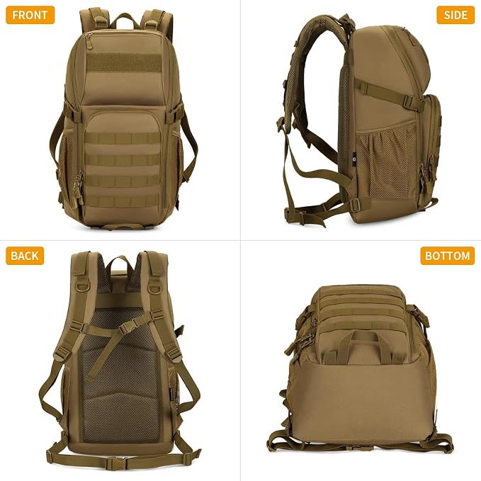 HUNTVP Tactical Backpack Military MOLLE Backpack Hunting Rucksack Gear Assault - Image 3