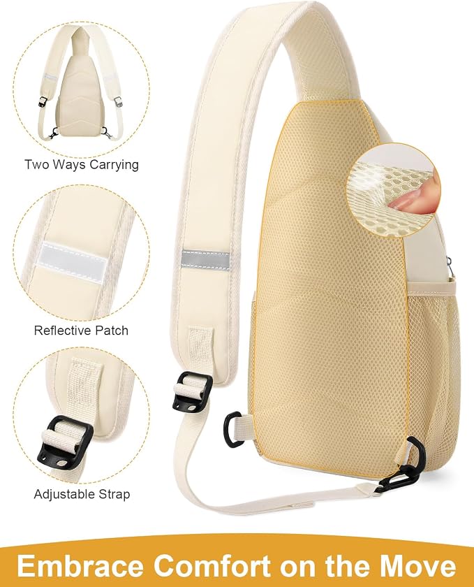Pritent Crossbody Bags for Women Man Waterproof Sling Bag Backpack Trendy - Image 4