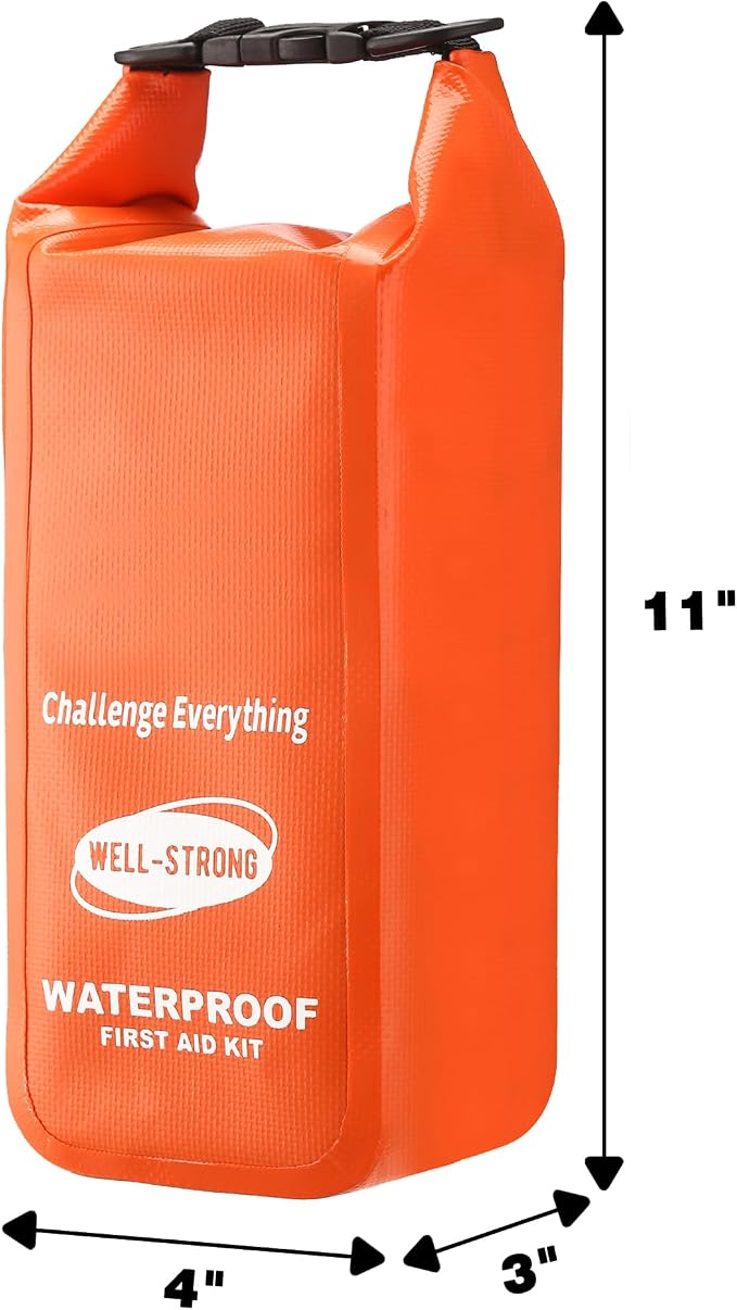 Boat First Aid Kit Waterproof, WELL-STRONG Marine Emergency Kit - Image 5
