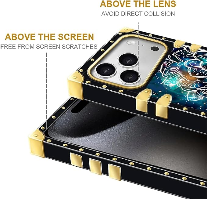 for iPhone 17 Pro Max Case Luxury Golden Decoration - Image 7