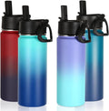 Volhoply 18oz Insulated Water Bottle Bulk 4 Pack, Kids Stainless Steel Water by LiveFully%EF%BC%8CDrinkFreely%E2%80%94KeepGoingwithVolhoply%EF%BC%81