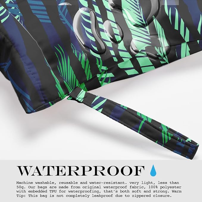 Wet Bag, Wet Dry Bag, Wet Bag for Swimsuit, Dirty Yoga Gym Clothes, Makeup Bag - Image 6