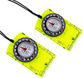 Abvsdu 2 Pieces Orienteering Compass, Superior Hiking Survival Compass by Unknown