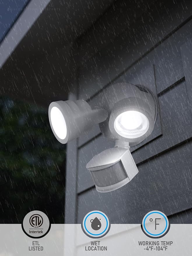 LEONLITE 25W LED Security Light Outdoor Motion Sensor, Motion Flood Lights - Image 7