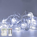 Metaku Outdoor String Lights Battery Operated 16.4ft 50LED Fairy Lights by METAKU