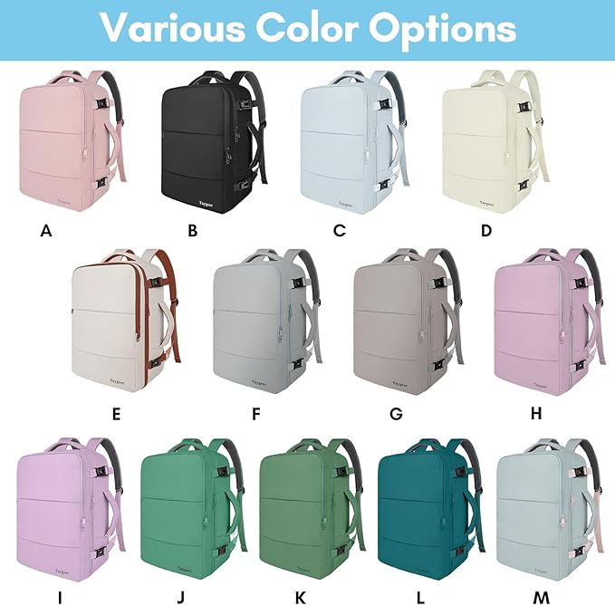Taygeer Carry On Backpack, 40l Travel Backpack - Image 2